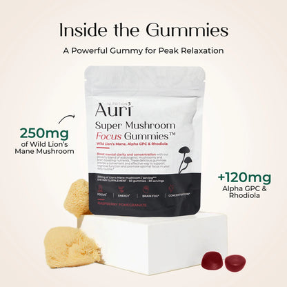 Super Mushroom Focus Gummies