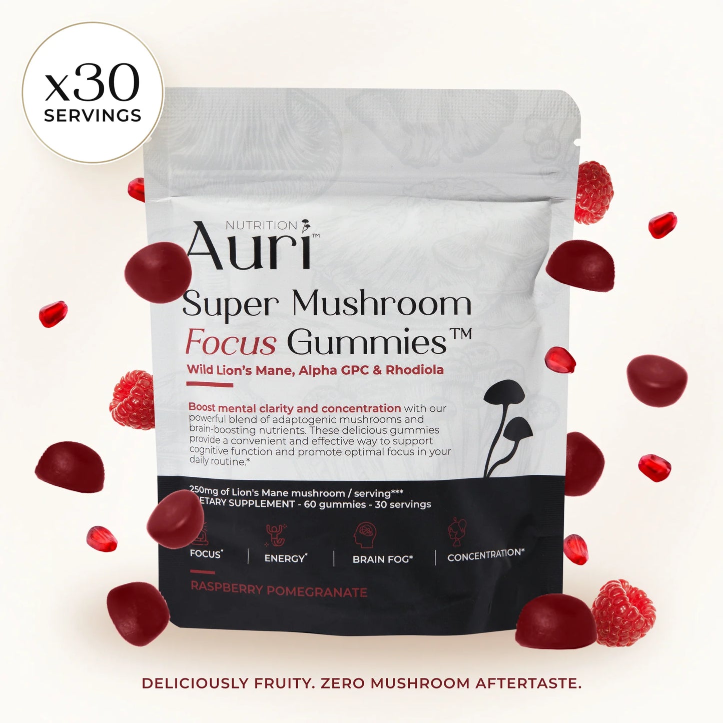 Super Mushroom Focus Gummies